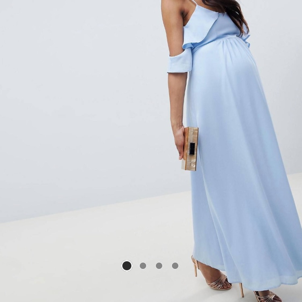 Asos Maternity Dress - light blue - UK 12/US 8